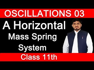 A Horizontal Mass Spring System | Oscillations | Chapter 7 | Physics | Class 11 By Mubashar Ahmad