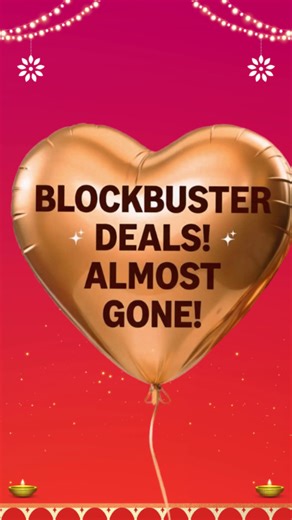 297K views · 312 reactions | Make your cart count. Diwali special deals on the Amazon Great Indian Festival end tonight! ⏳ Celebrate #TyohaarNayiKhushiyonKa with savings that won’t come twice  #AmazonIndia #AmazonGreatIndianFestival #DiwaliSpecialDeals #AmazonIN #BlockbusterDeals | Amazon India | Facebook