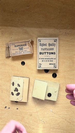 Sewing with Antique Buttons for Denim Workwear