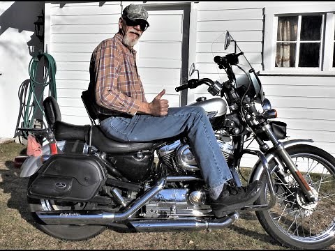 Harley Sportster Driver Backrest Install