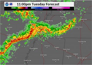 5.7K views · 73 reactions | Here's a look at how storms will likely develop Tuesday night/early Wednesday morning. https://forecast.weather.gov/product.php?site=meg&product=HWO&issuedby=MEG | US National Weather Service Memphis Tennessee | Facebook