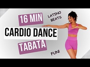 16 MIN TABATA ZUMBA DANCE WORKOUT - Calorie Burn Cardio Aerobic - Latino Beats