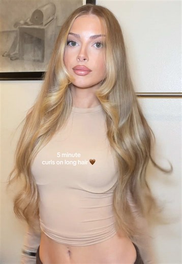 Quick easy curls on long hair 🤎 @Shark Beauty #curltutorial #hairstyleinspo