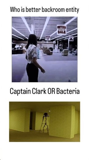 Backrooms // Captain Clark or Bacteria #backrooms #captain #clark #captainclark #bacteria #fypage