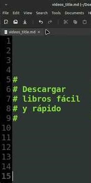 Descargar libros fácil y rápido #esmailor #pc #laptop #windows #mac #linux #android