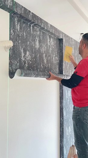 Gri Duvar Kağıdı ile Modern Dekorasyon