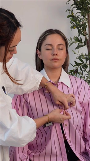 ASMR Button-Up Shirt Tailoring with Precise Measurements