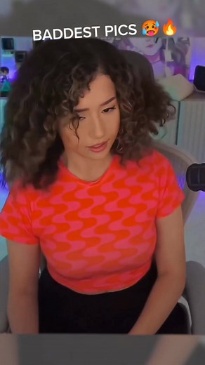 Pokimane Curls #pokimane #hot #sexy #fortheboys #fyp | pokimane without makeup