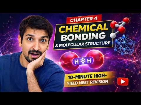 Chemical Bonding & Molecular Structure: 10-Minute High-Yield NEET Revision