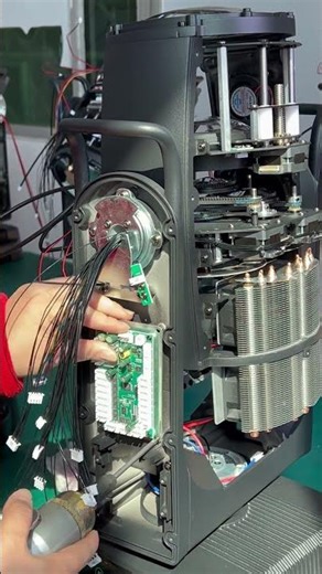 Inside Assembly of a 420W Moving Head for Professional Stage Lighting