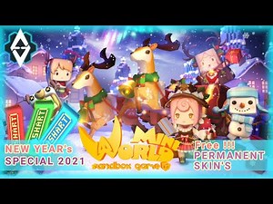 Mini World Block Art : Special New Year 2021 - Redeem Code For 1000 Player's