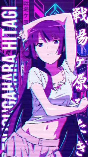 Tsundere Service 😈 | Senjougahara Hitagi Edit phonk #fyp #monogatari #animedit #phonk #shorts #waifu