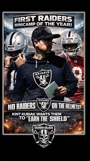 ⬇️🏴‍☠️NO SHIELD ON THE HELMET #raiders #raidernation #nfl #shorts