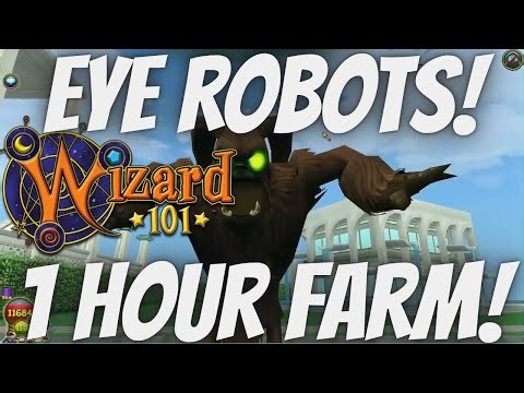 Eye Robot Farming for 1 Hr | Wizard101 Ghastly Conspiracy Raid Key Farming w/ Double & Triple Animus