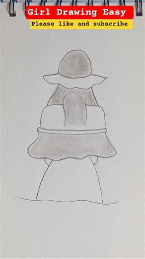 Girl Drawing Step By Step #girldrawing #easydrawing #drawing4kids #sketchartist #drawingtutorial