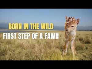 Baby Deer’s First Steps – A Journey of Survival in the Wilderness