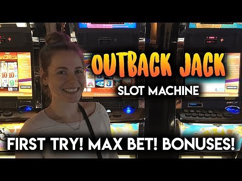 First Try on Outback Jack Slot Machine! MAX Bet BONUS!