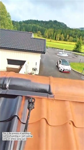 Transforming an Old Roof with an Airless Paint Sprayer | Roof Restoration Process