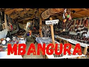 Okahandja Mbangura woodcarvers craft market north of Windhoek, Namibia, southern Africa