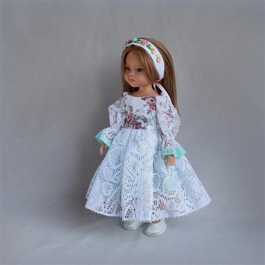 Doll Dress for Effner Little Darling Doll, Paola Reina Amigas, Ruby Red Doll. Handmade Clothes for Doll 13 - 14 Inch (32 - 35 Cm) Doll Outfit - Etsy