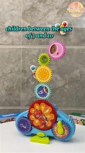 Spin & Build Mechanical Gears Set 🧠 | STEM Learning Toy for Kids | Creative Gear Building Kit!