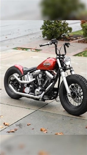 Music to my ears: Harley Evo Idle #harleydavidson #softail #harleyaudio #bobber #chopper