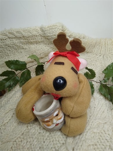 Vintage 1984 Hallmark "rhonda Reindeer" Plush Toy - Etsy