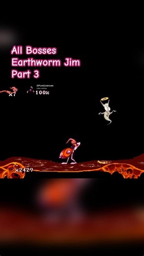 All Bosses in Earthworm Jim Part 3 ⚡ #shorts