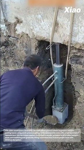 Saving a Sinking House: The Power of Static Pressure Piling for Foundation Repair