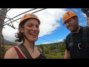 Zipline at the Maui Tropical Plantation HD 1080p