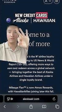 Atmos Rewards by Alaska & Hawaiian #atmosrewards #alaskaatmosrewards #alaskacreditcard #atmoscards