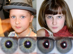 Detecting fake AI-generated faces by looking for irregular pupils