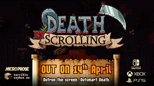 Death by Scrolling official console release date trailer