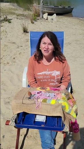 Rug Hooking Improvised Floor Stand top tip! Rugmaking basics