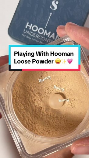 JUST FOR FUN 😝 Hooman Under Control Loose Powder Experiment #somethincmakeup #hoomanloosepowder #hoomansometinc