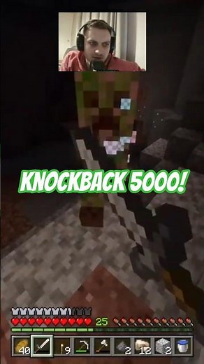 Knockback 5000 in Minecraft!?