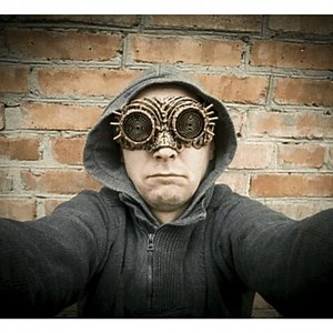 #steampunk #mask ##dmitriybragin #craft #work #accessories #wall #sibe #bricks #handmade #etsy #ua #kharkov #burningman # | Dmitriy Bragin-Art Creative | Facebook