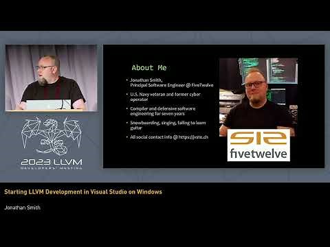 2023 LLVM Dev Mtg - Starting LLVM Development in Visual Studio on Windows