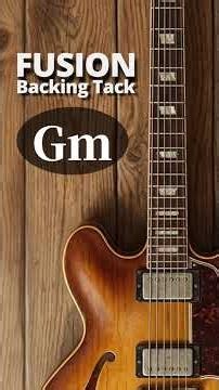 Blues Fusion Guitar Backing Track in Gm #backingtrack