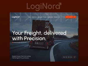 LogiNord: Transport & Logistics Website Framer Template