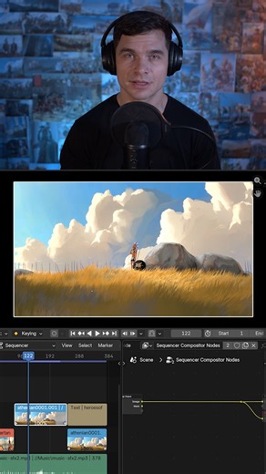 CG Boost on Instagram: "Martin Klekner shows how to add Compositing Effects in the Video Sequencer of Blender 5.0. More Blender tips: youtube.com/@cgboost #b3d #blender3d #3d #videoediting #editing #vfx #compositing #3dart #3dartist"