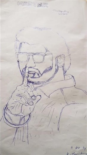 Master thalapathy vijay drawing
