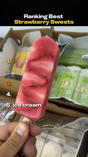 Ranking Best Strawberry Sweets