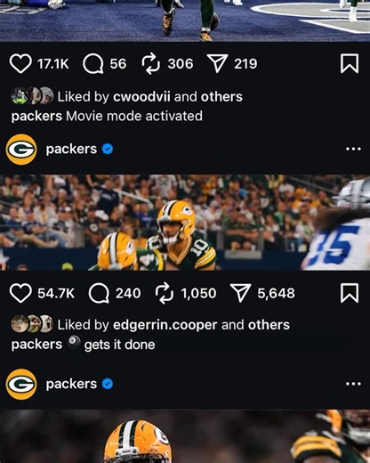 Green Bay Packers on Instagram: "Josh Jacobs appreciation post"