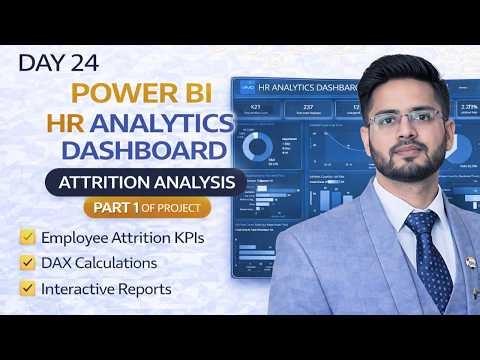 Power BI HR Analytics Dashboard – Attrition Analysis Project | Power BI Complete Project 2026