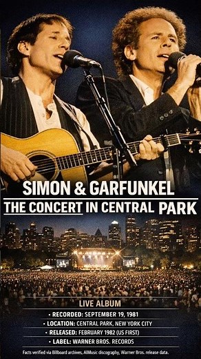 The Concert in Central Park | Simon & Garfunkel’s Historic Reunion