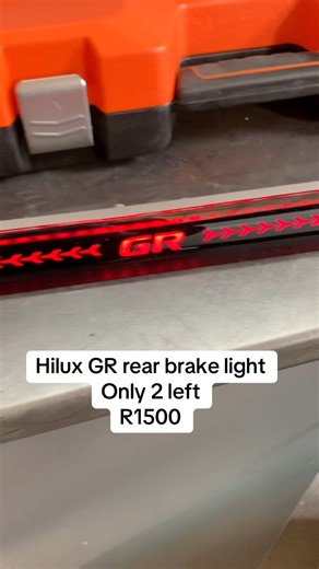 Hilux GR rear brake light Only 2 left Fits the GD6 #hilux #toyota #4x4 #bakkies #toyotahilux | Bakkies.co.za