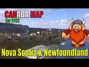 🗺️​ Exploring CANADA MAP 🇨🇦 🍁 ETS2 + Heavy Traffic 🚚​🚛
