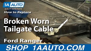 How to Replace Tailgate Cable 1993-2011 Ford Ranger