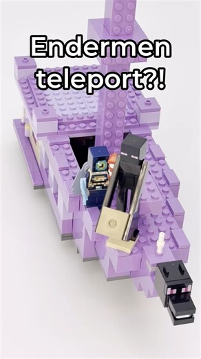You Can’t Catch an Enderman… 😳 (LEGO Minecraft)